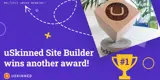 uSkinned Site Builder win an Umbraco Award.