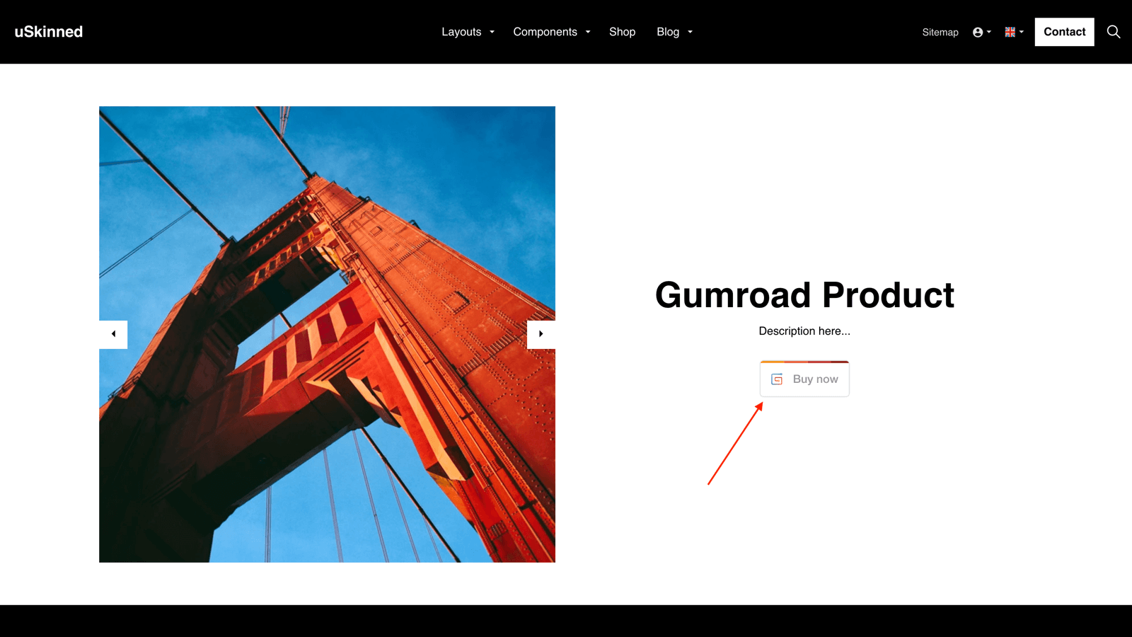 View the Gumroad product on the frontend.