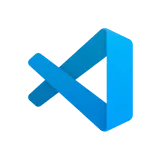 Microsoft Visual Studio Code logo icon.